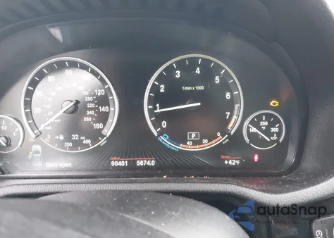 2016 BMW X3 xDrive28I z USA, uszkodzony, nr VIN 5UXWX9C50G0D90918